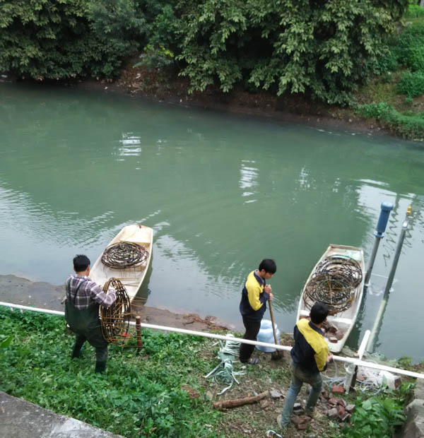 廣東佛山某河道沉水風機安裝現場.jpg