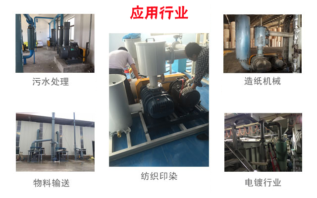 羅茨風機應用行業