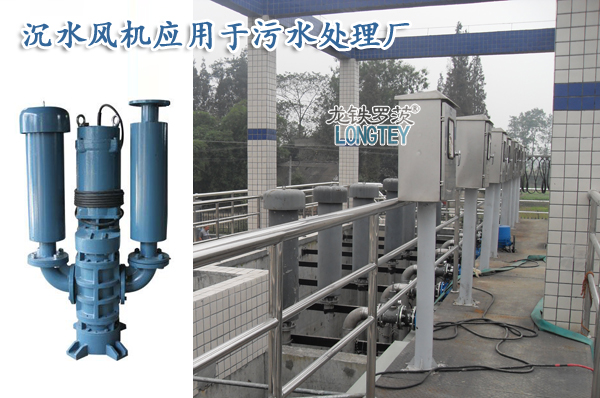 大型污水處理廠項目中使用的沉水風機